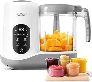 BEAR 2023 Baby Food Maker | One Step Baby Food Processor Steamer Puree Blender | Auto Cooking & G... | Amazon (US)