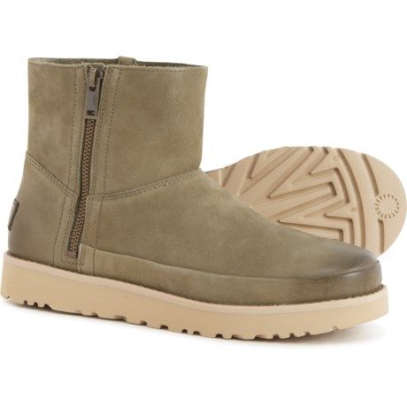 UGG® Australia Deconstructed Mini Zip Boots - Leather (For Women) | Sierra