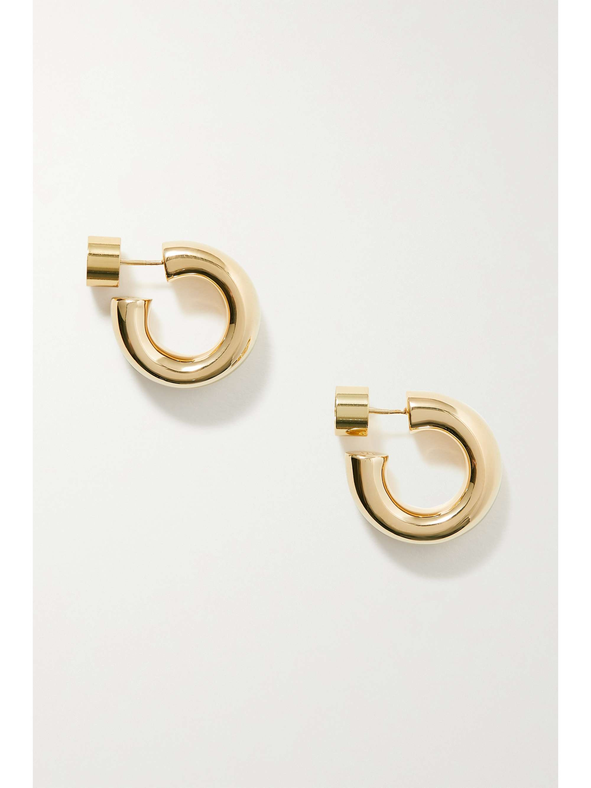 Micro Samira Huggies gold-plated hoop earrings | NET-A-PORTER (US)