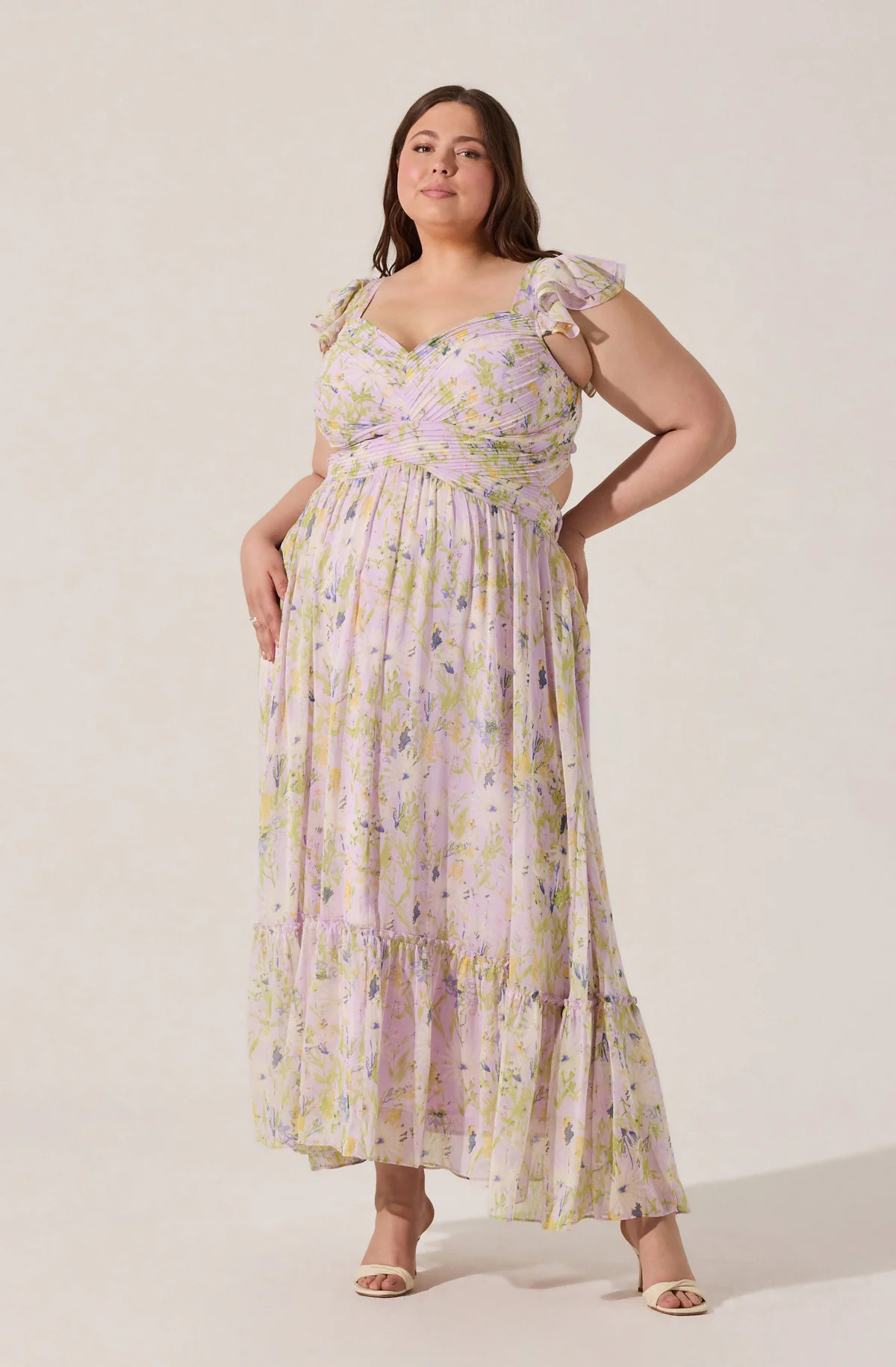 Primrose Floral Strappy Back Maxi Dress | ASTR The Label (US)