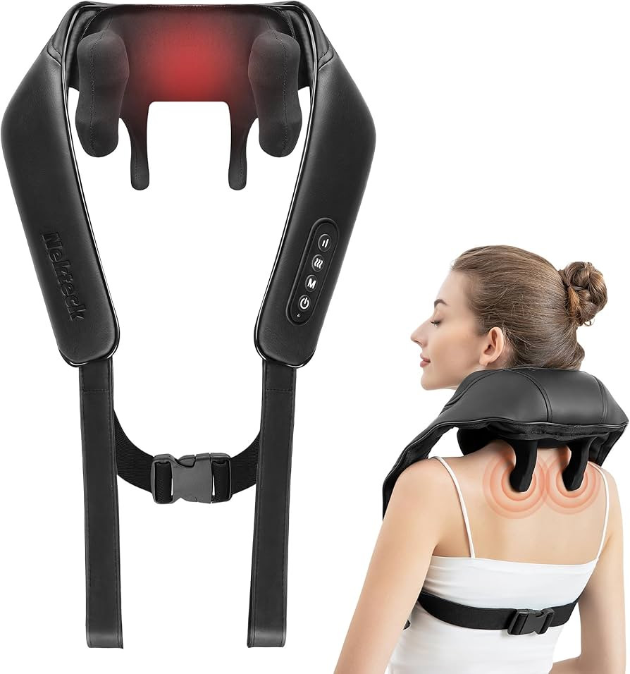 Nekteck Neck Massager, Cordless 6D Shiatsu Neck and Back Massager, Neck Massager for Pain Relief ... | Amazon (US)