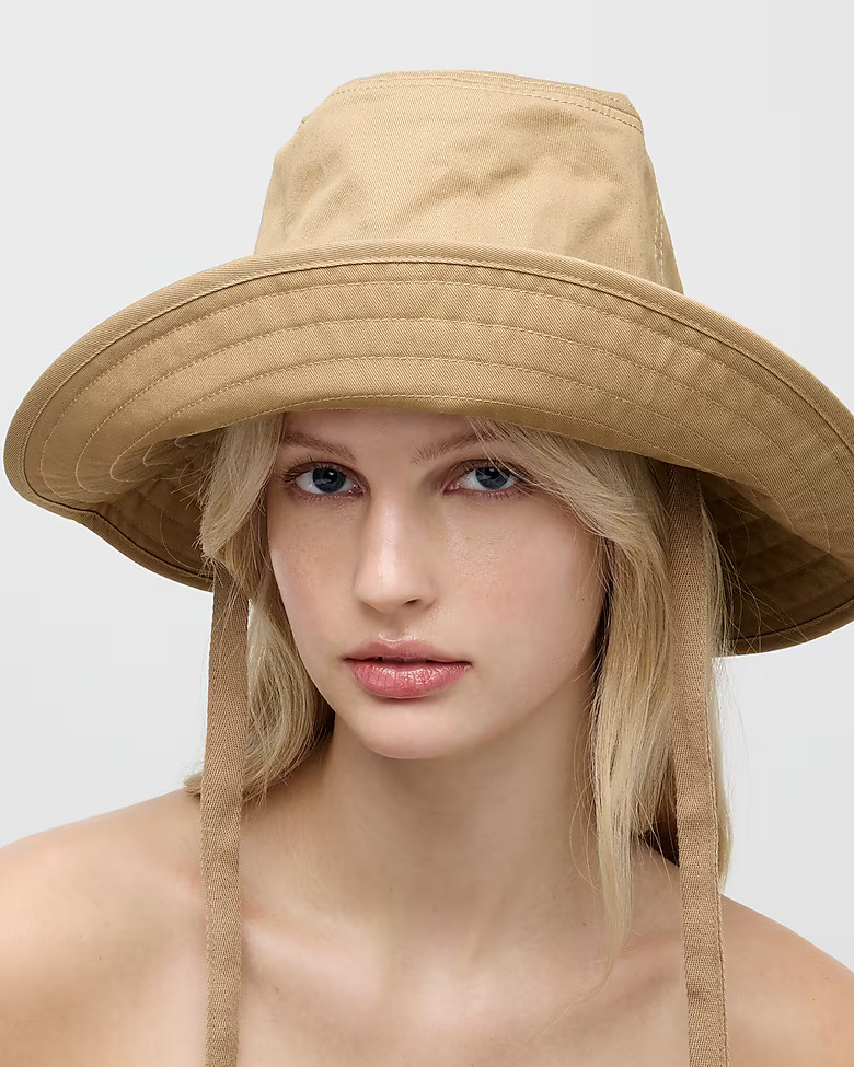 Bucket hat with ties | J. Crew US