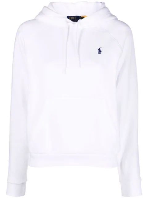 embroidered-logo pullover hoodie | Farfetch (UK)