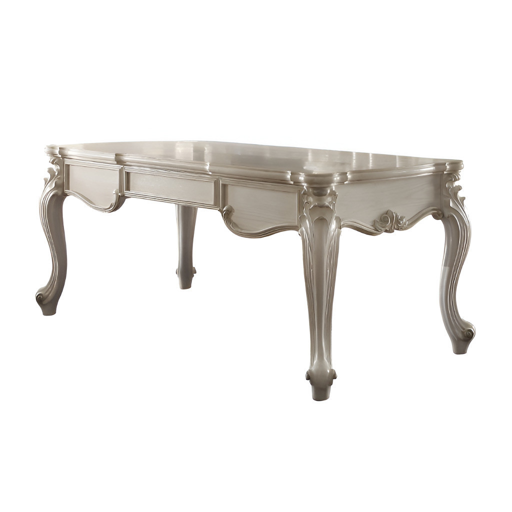 72 Inch Wood Executive Desk with Three Drawers In White | 1stopbedrooms