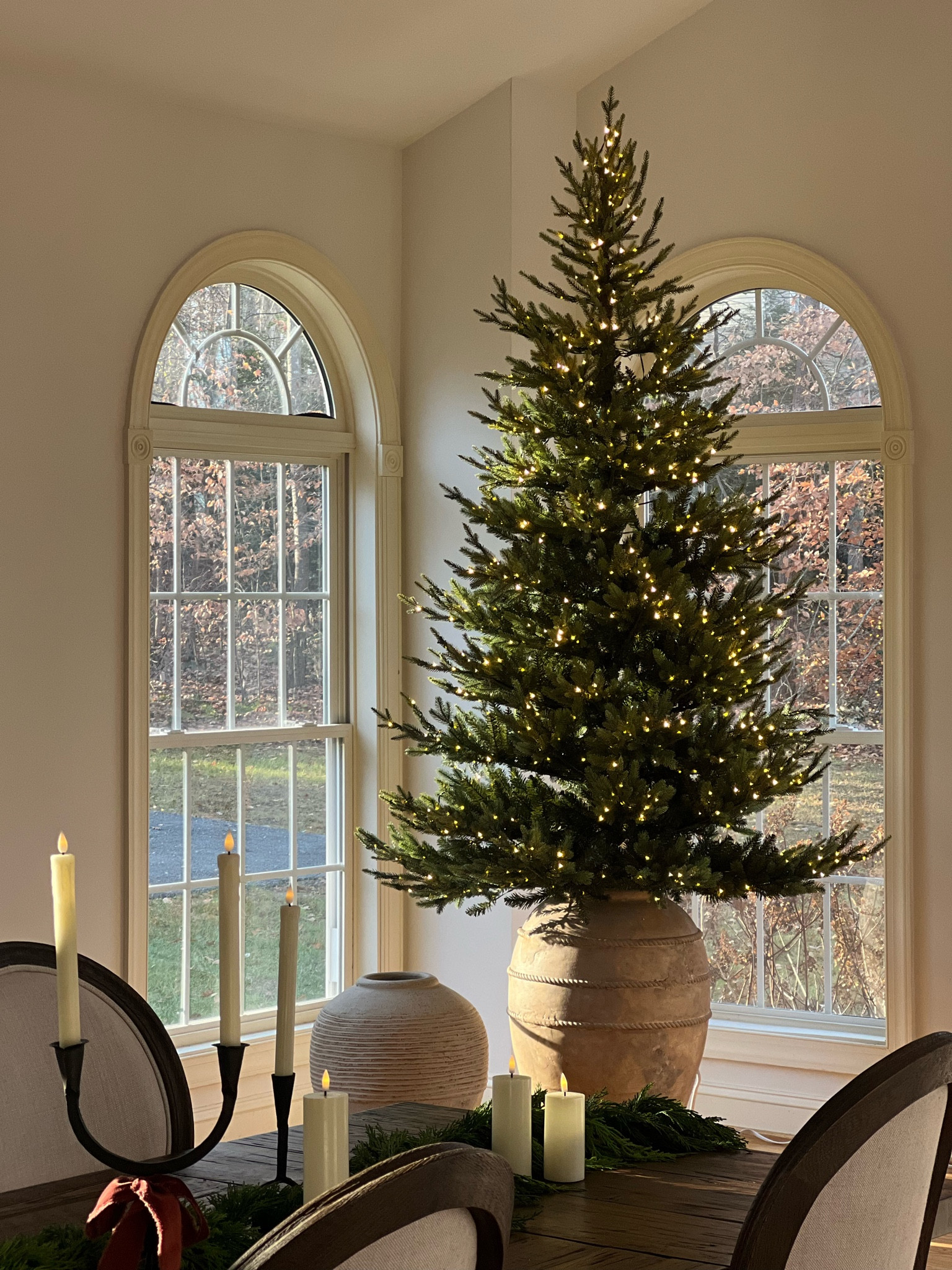 Christmas tree in an olive jar! Oversized planters make for a great Christmas tree base.

Christmas dining table decor, Amazon find, Amazon holiday, Christmas 

#LTKSaleAlert #LTKHoliday #LTKHome