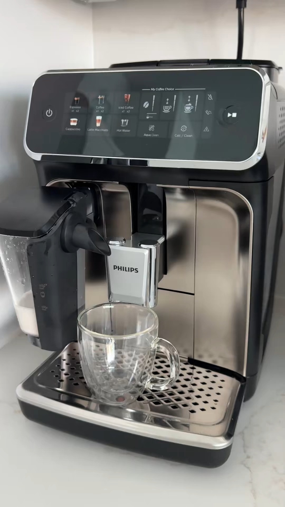 My Morning Coffee Setup ☕️

I’m an espresso girlie through and through, so my Philips 3300 espresso machine gets used at least four times a day — no exaggeration.

Morning hot water, morning espresso, an afternoon espresso drink, and then my nightly tea ritual. It truly does it all.

I also love these JoyJolt double-walled mugs because you can see the layers in your drink — and honestly there’s just something very European about an espresso glass. Am I right?

Everything linked here. 

 