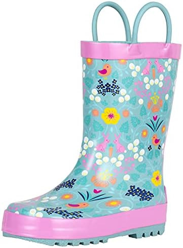 landchief Toddler Rain Boots, Kids Rain Boots Waterproof Rubber Boots for Girls and Boys with Fun... | Amazon (US)