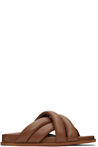 ANINE BING - Brown Lizzie Sandals | SSENSE