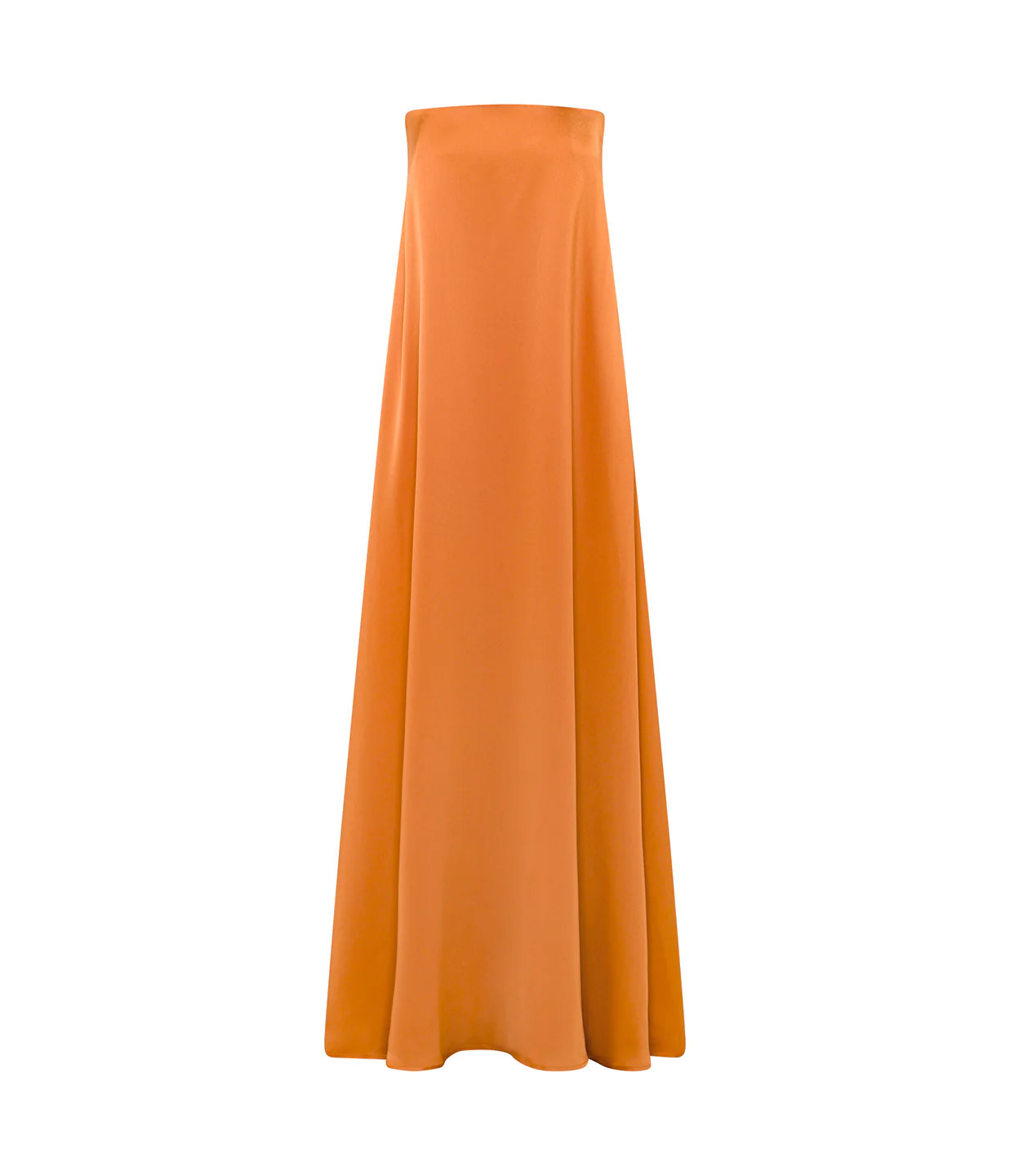 Delfina Strapless Dress in Kumquat | Mode Sportif