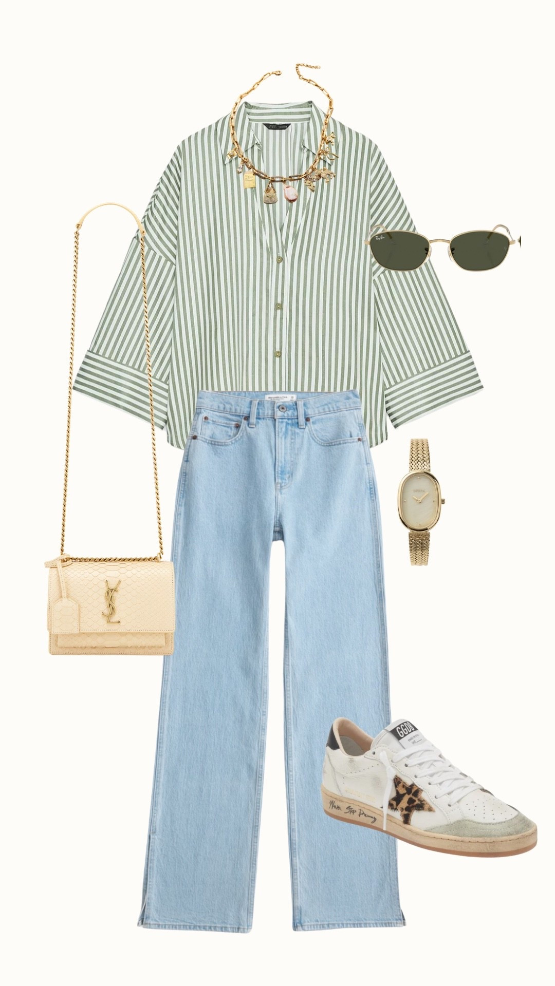 Casual outfit with Abercrombie high rise jeans

#LTKSeasonal #LTKFindsUnder100 #LTKStyleTip