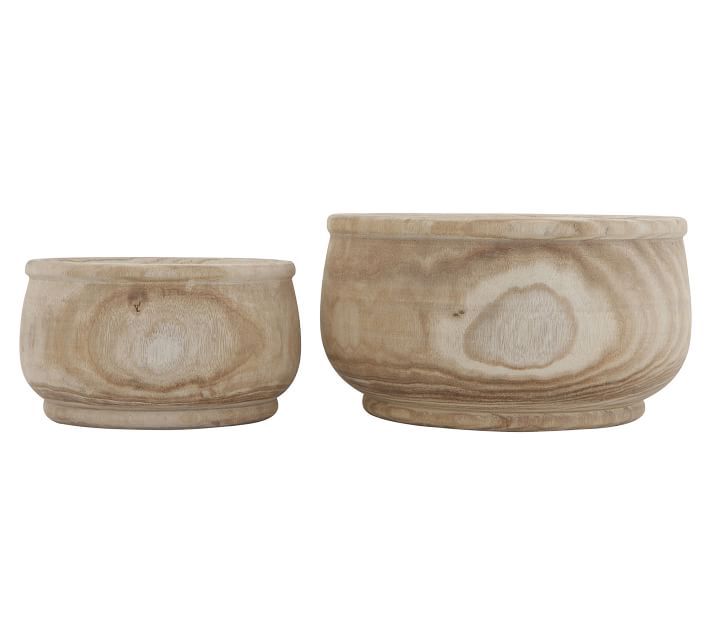 Decorative Paulownia Wood Bowl | Pottery Barn (US)