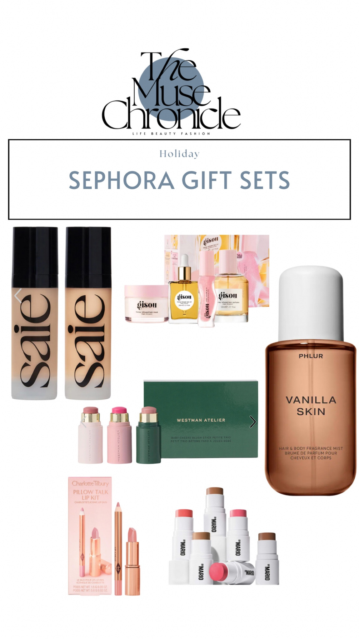 Sephora gift sets 

#LTKHoliday #LTKSaleAlert #LTKBeauty