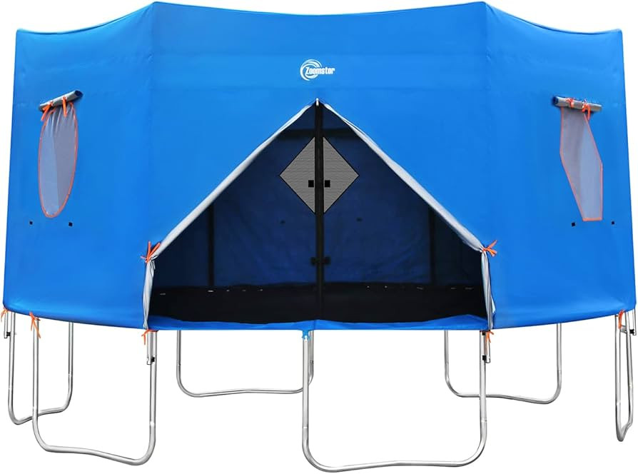 12FT Trampoline Tent, Fits for 6 Straight Pole Round Trampoline, Trampoline Tent Cover (Tent Only... | Amazon (US)