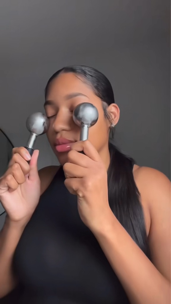 My secret for dark & puffy under eyes 🤍 Ice globes first thing in the morning make such a difference 🧊✨ 

#LTKBeauty #LTKselfcare #LTKmorningroutine