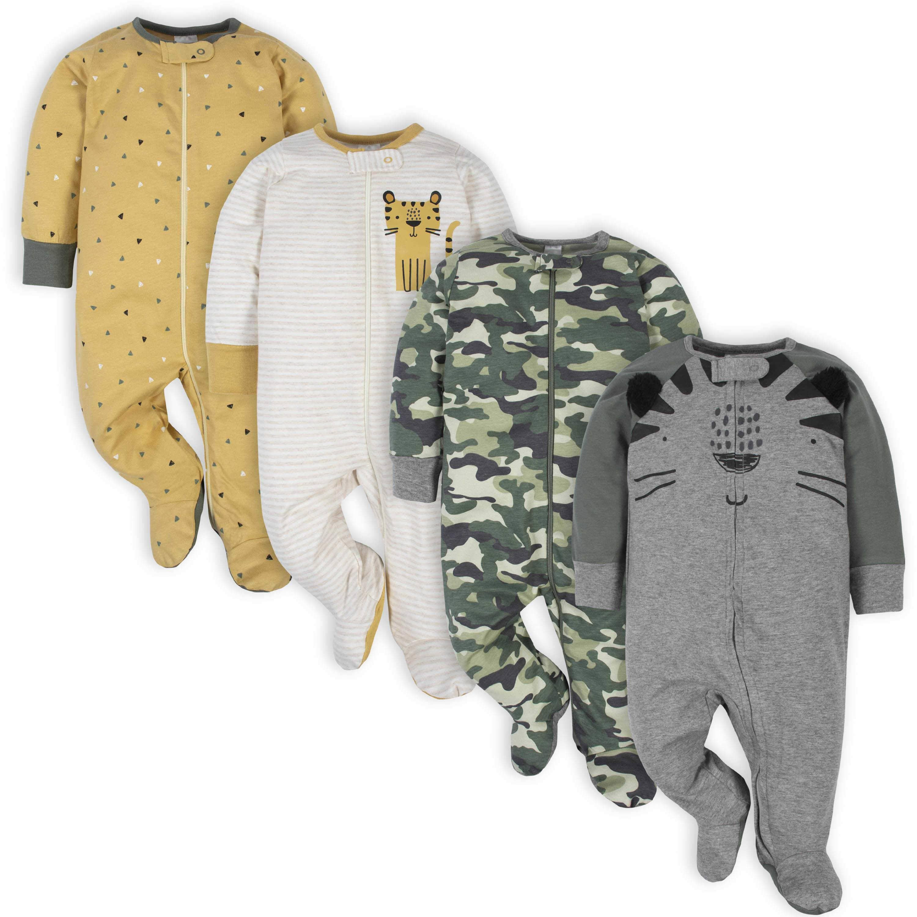 4-Pack Baby Boys Tiger Sleep 'N Plays | Gerber Childrenswear