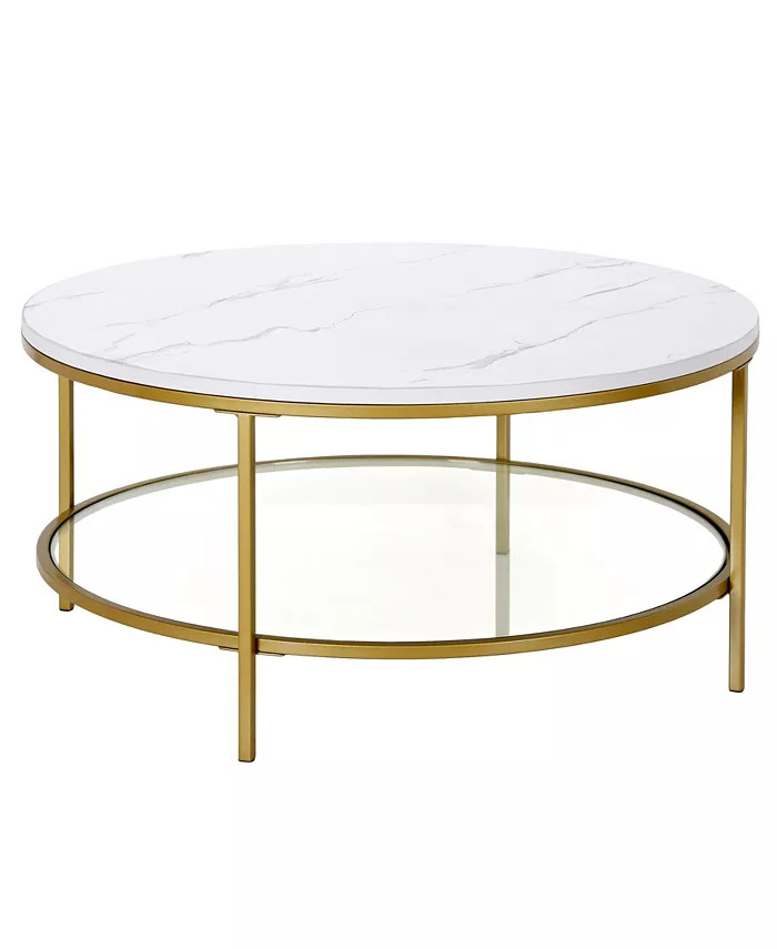 Sivil 36" Round Coffee Table | Macys (US)