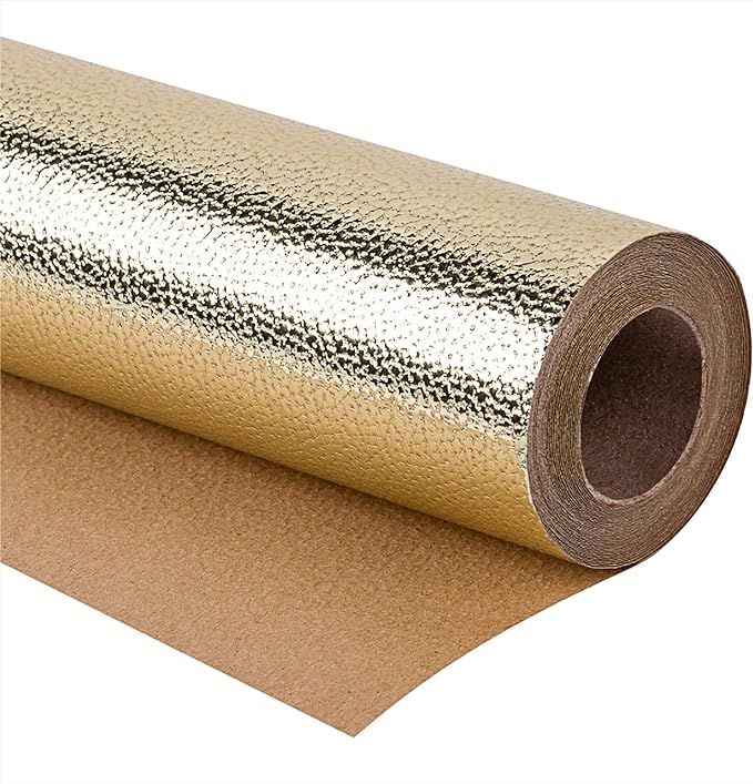 WRAPAHOLIC Wrapping Paper Roll - Sparkle Gold for Birthday, Holiday, Wedding, Baby Shower Wrap - ... | Amazon (US)