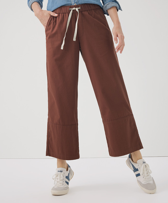 Women’s Daily Twill Crop Pant made with Organic Cotton | Pact | Pact Apparel
