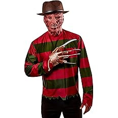 Rubies Men's Nightmare On Elm St Freddy Krueger Costume Shirt With Mask | Amazon (US)