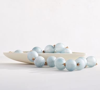 Handcrafted Sea Glass Beaded Garland | Pottery Barn (US)