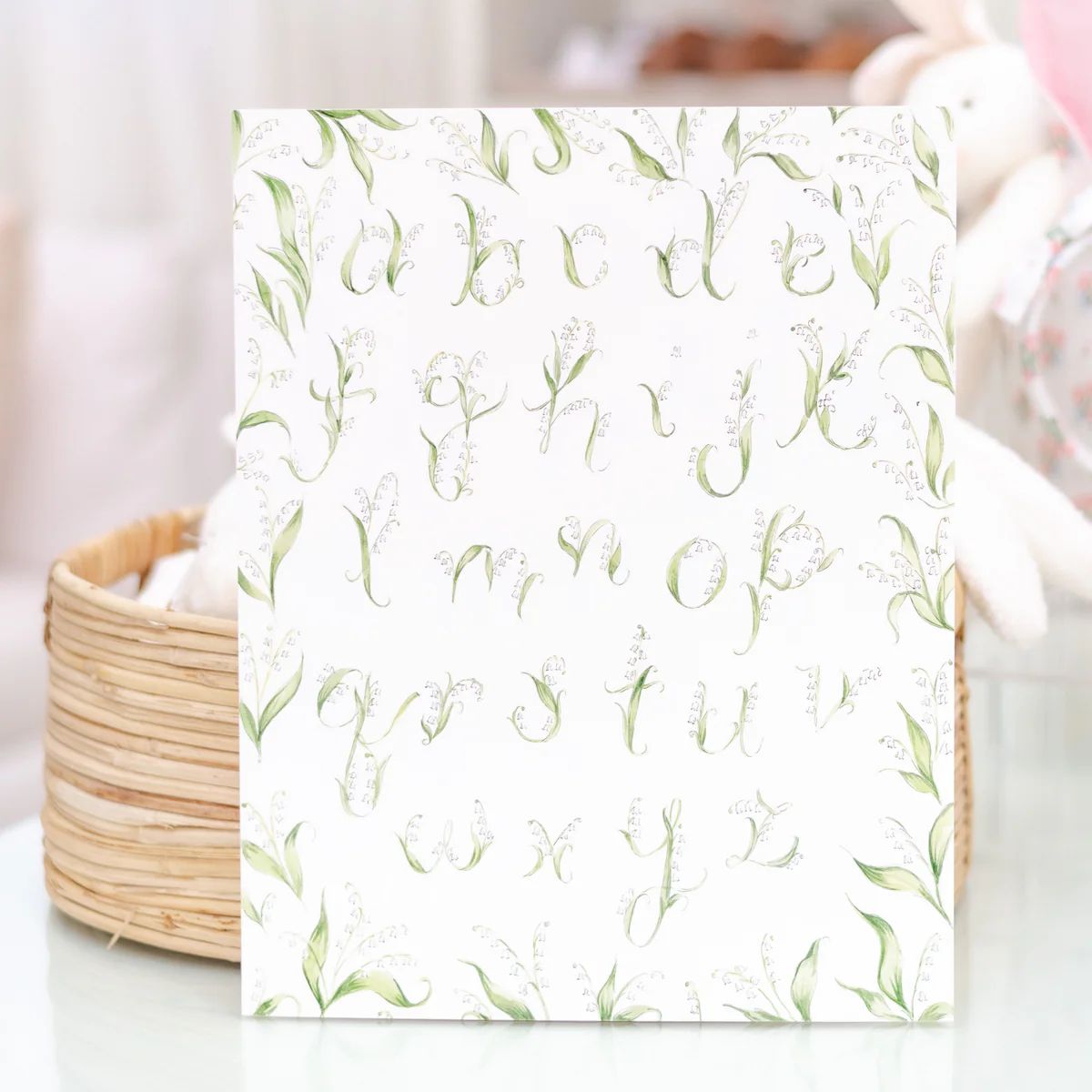 Riley Sheehey® Art Print - Lily of the Valley Alphabet | Dondolo
