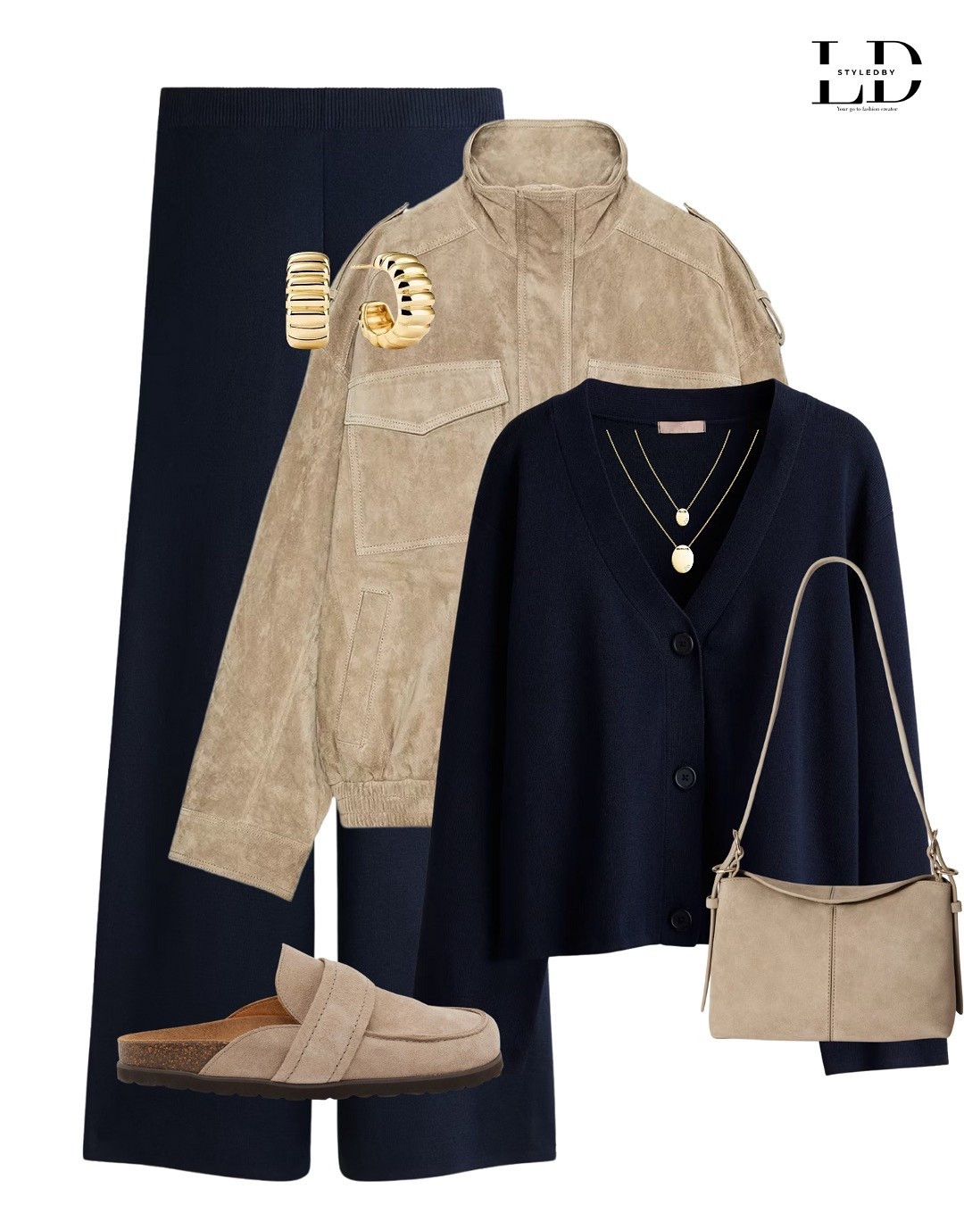 Navy and beige 

#LTKFashionMonth #LTKuk #LTKautumn