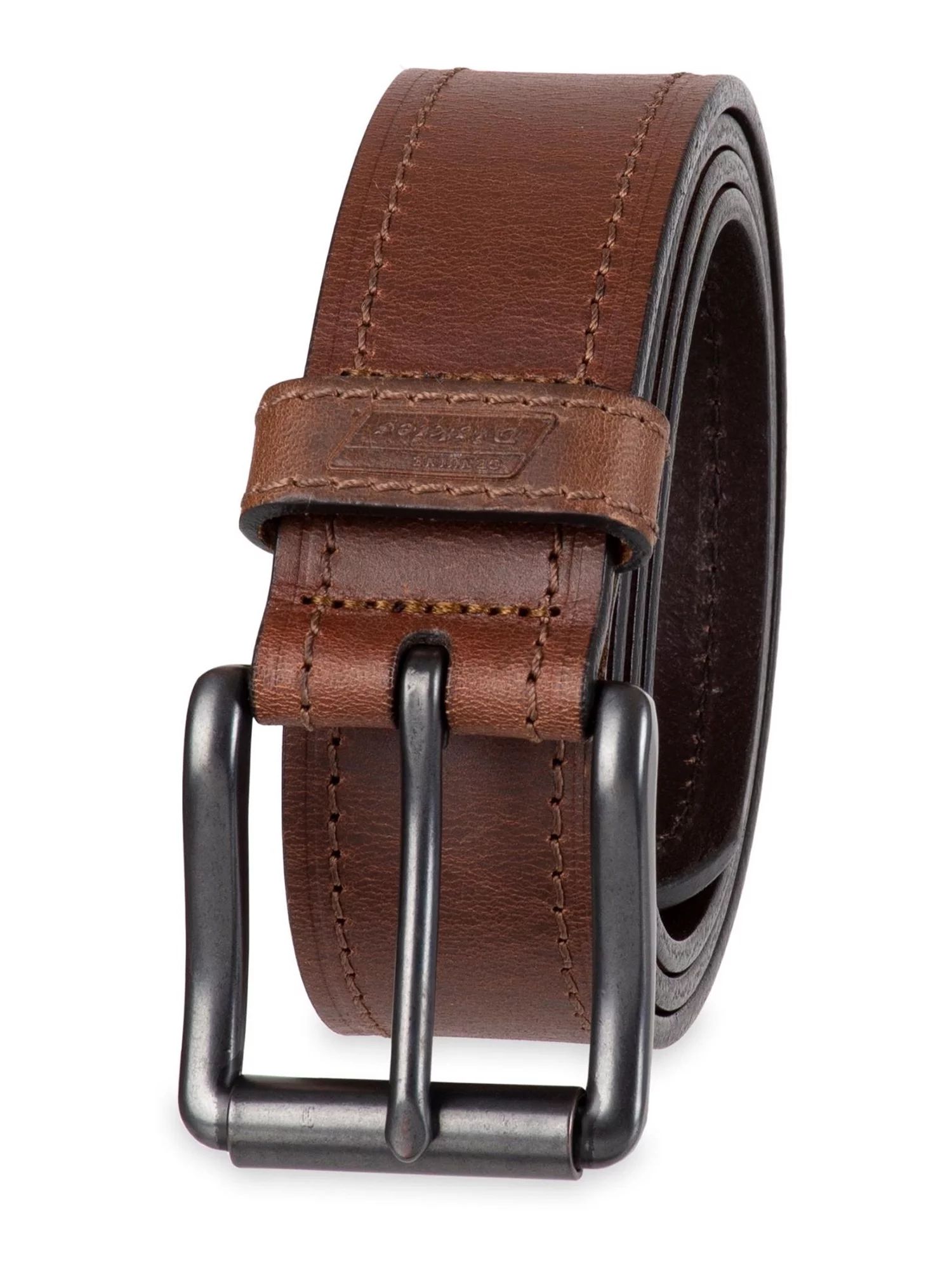 Genuine Dickies Men's Casual Brown Leather Work Belt With Big & Tall Sizes | Walmart (US)