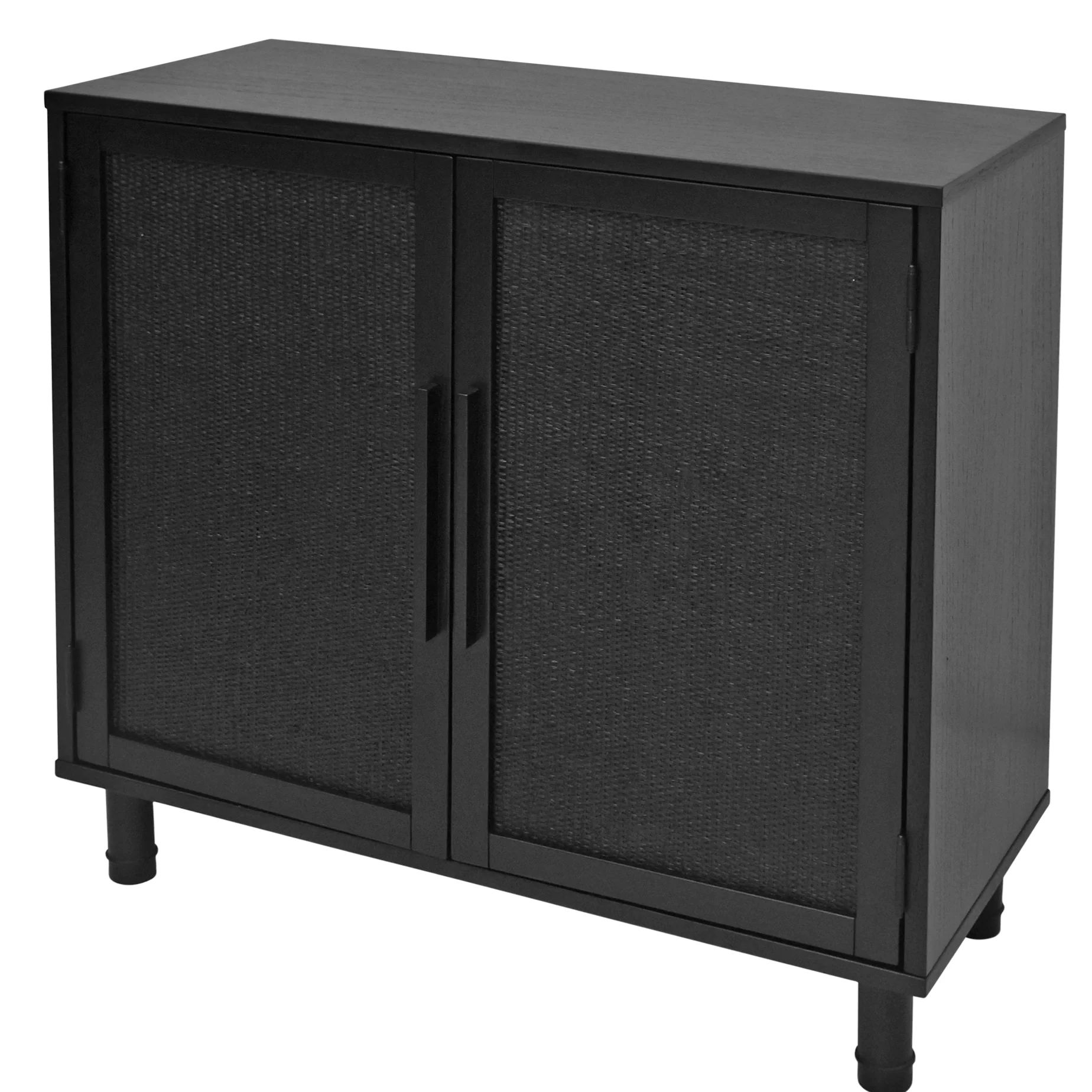 Delancey 2 Door Rattan Accent Cabinet | Wayfair North America