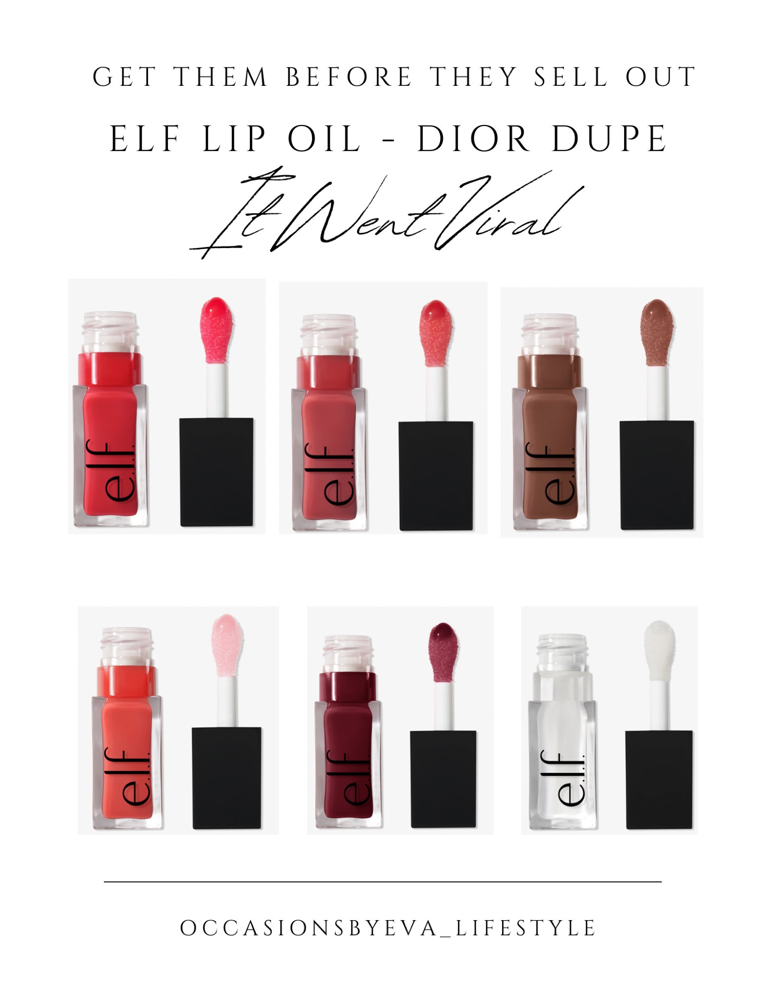Best thing ever!!!! This lip oil is a dupe for the Dior lip oil and it does not disappoint!  After using it the first time, I went back in the store and bought 5 more for gifts!  Get this for someone you love this Christmas!!!  I’m obsessed!!!!


#LTKHoliday #LTKstyletip #LTKGiftGuide