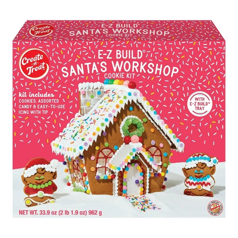 Holiday Create A Treat Santa's Workshop Cookie Kit, 33.9 oz | Walmart (US)