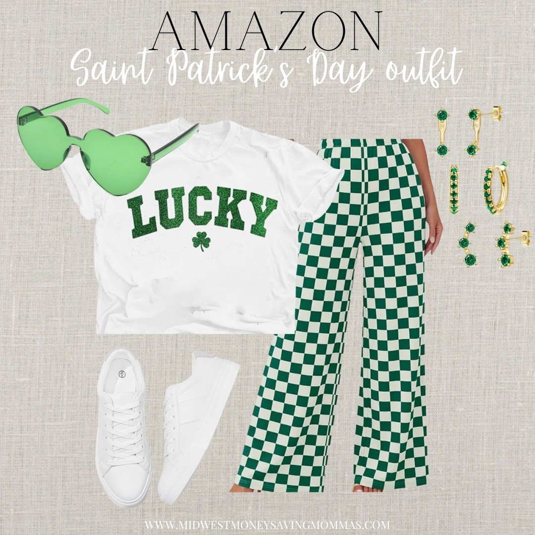 Saint Patrick’s day outfit 

Amazon fashion  trendy outfits palazzo pants  white sneakers  earrings 

#LTKmomlife #LTKgrwm #LTKootd