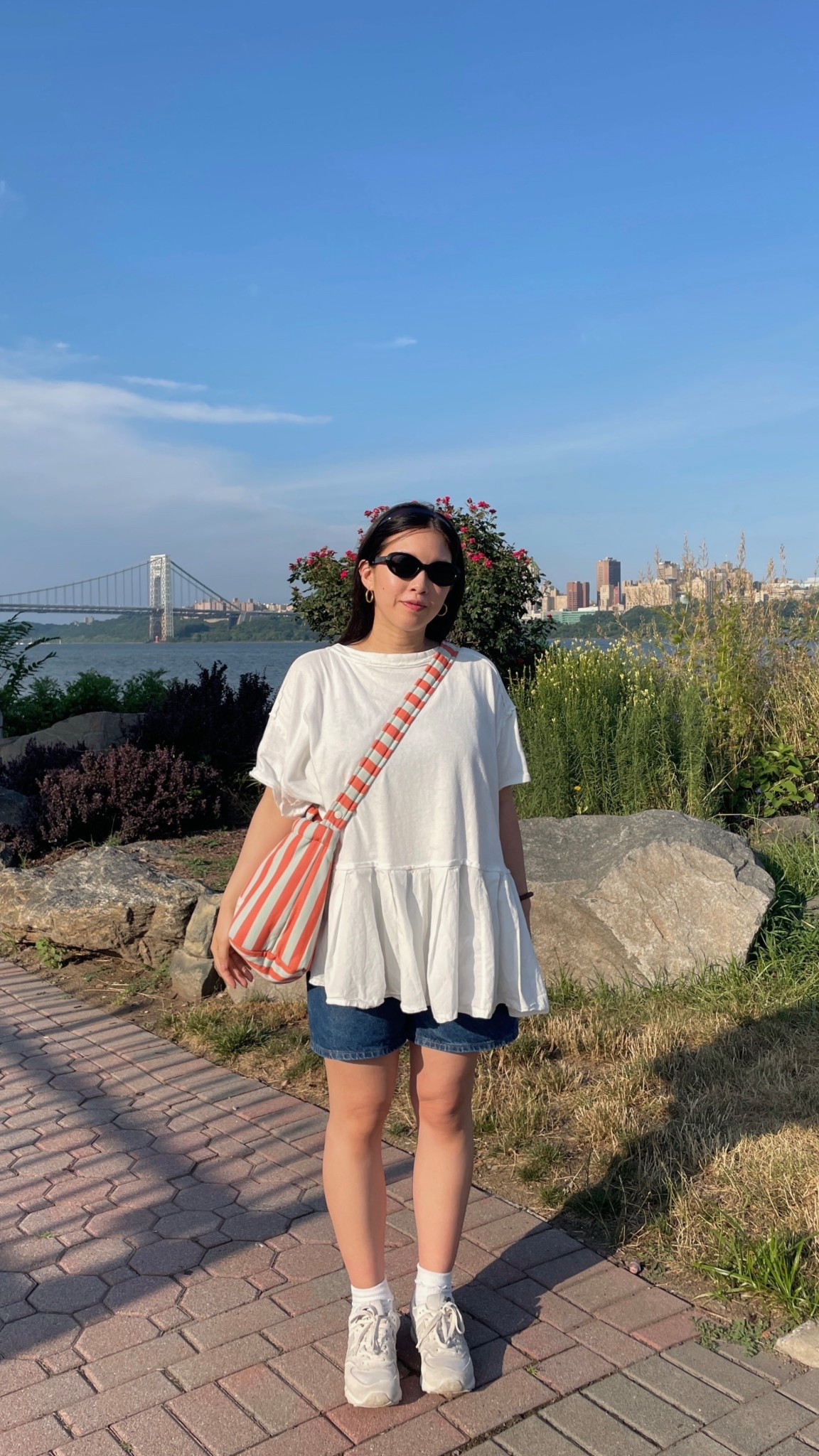 Baggy oversized tee with denim shorts! Such a casual chic look! Shirt from Free people (runs big & found similar ones from Free People) and shorts from reformation (size 28 for reference)

#LTKSeasonal #LTKFindsUnder100 #LTKStyleTip
