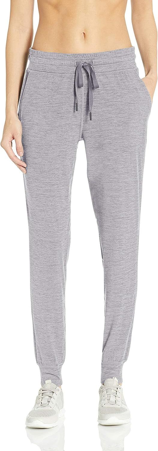 Amazon Essentials Women's Brushed Tech Stretch Jogger Pant | Amazon (US)