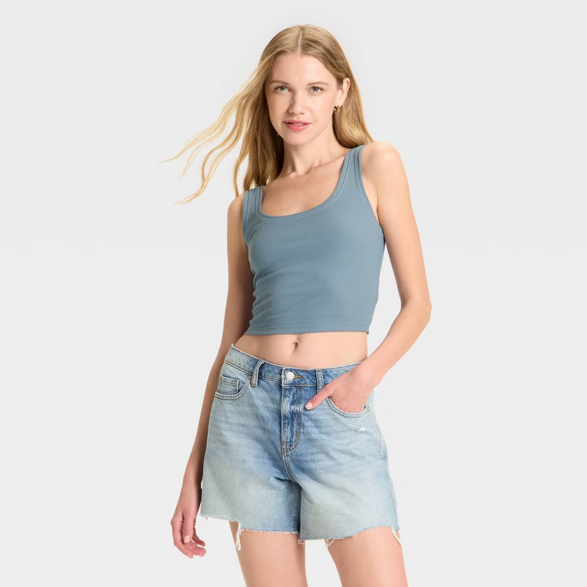 Women's Slim Fit Scoopneck Tank Top - Wild Fable™ | Target