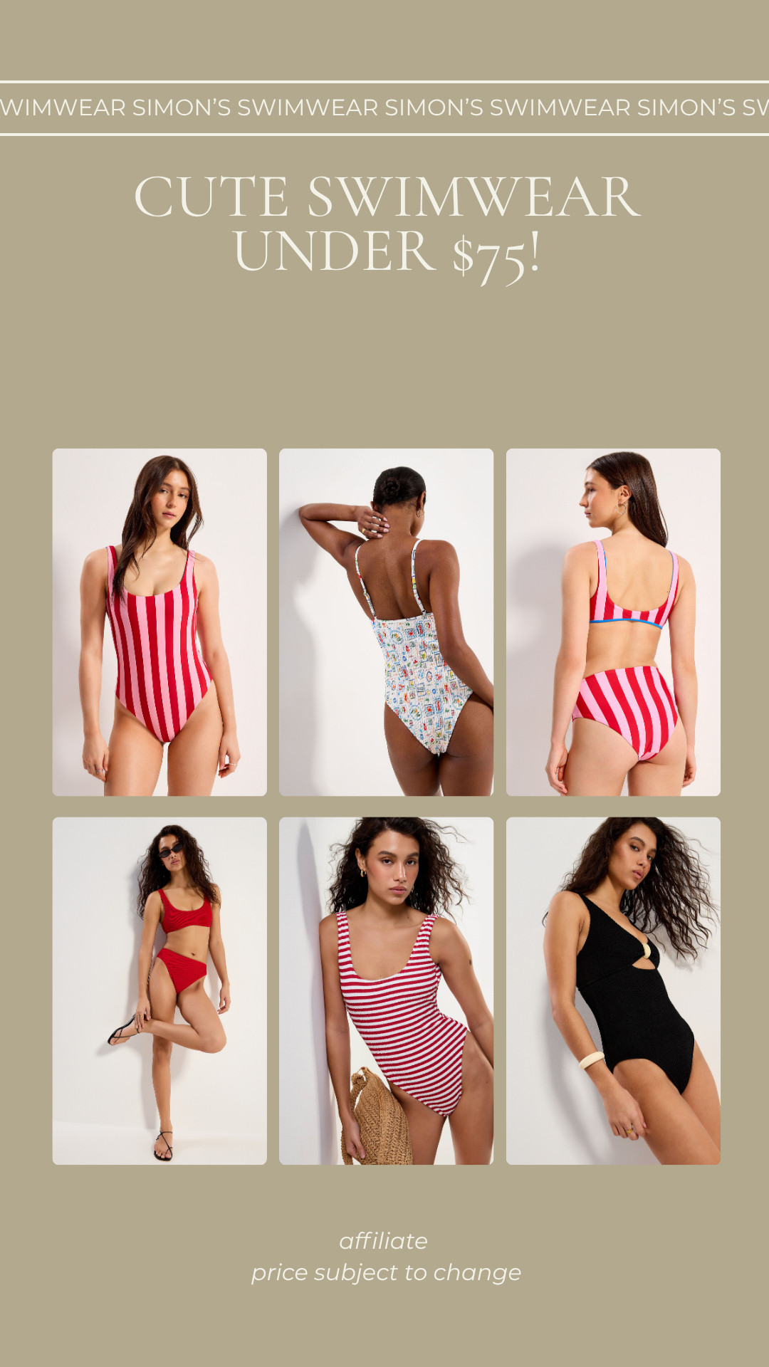 Simon's Swimwear  

 #LTKsummer #LTKswimwear