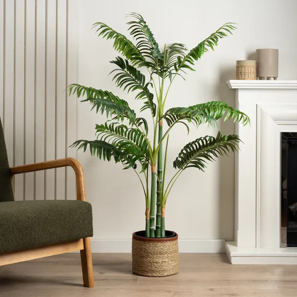 Artificial Golden Palm Tree 130cm | Dunelm (migrated)