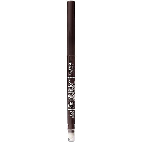 L'Oreal Paris Makeup Infallible Never Fail Original Mechanical Pencil Eyeliner with Built in Sharpener, Black Brown, 0.008 oz., 1 Count | Amazon (US)