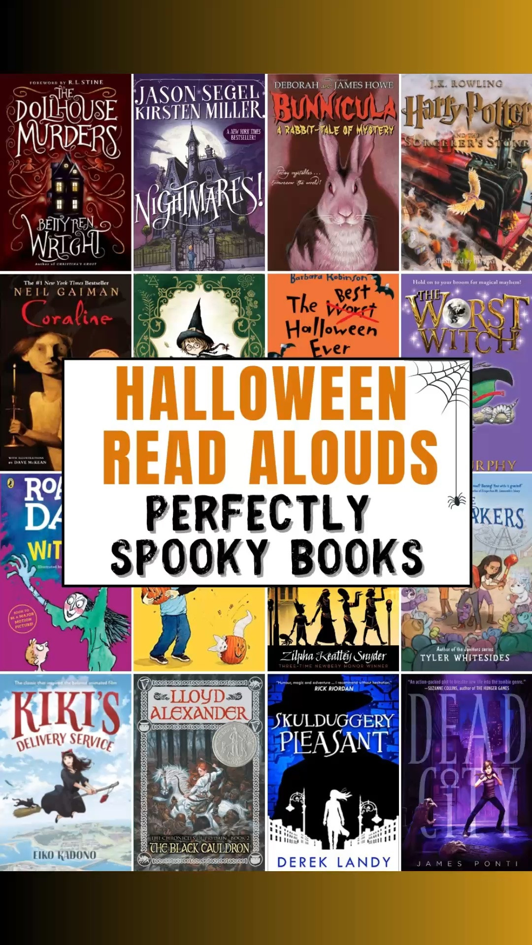 October feels like the beginning of the holiday season and there is no better way to usher in the festivities than with some Halloween read alouds.

These 22 spooky books are perfect for reading aloud or listening to an audiobook form with your elementary schoolers! ￼

#LTKSeasonal #LTKKids