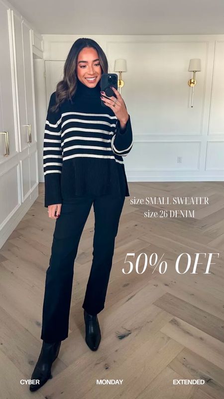 Last day for 50% OFF sitewide at Gap! 🖤 Wearing size small in sweater and size 26 in denim


Casual outfit 
Fall outfit
Fall fashion
Gap outfit
Gifts for her 
Holiday outfit  



#LTKstyletip #LTKsalealert #LTKfindsunder100