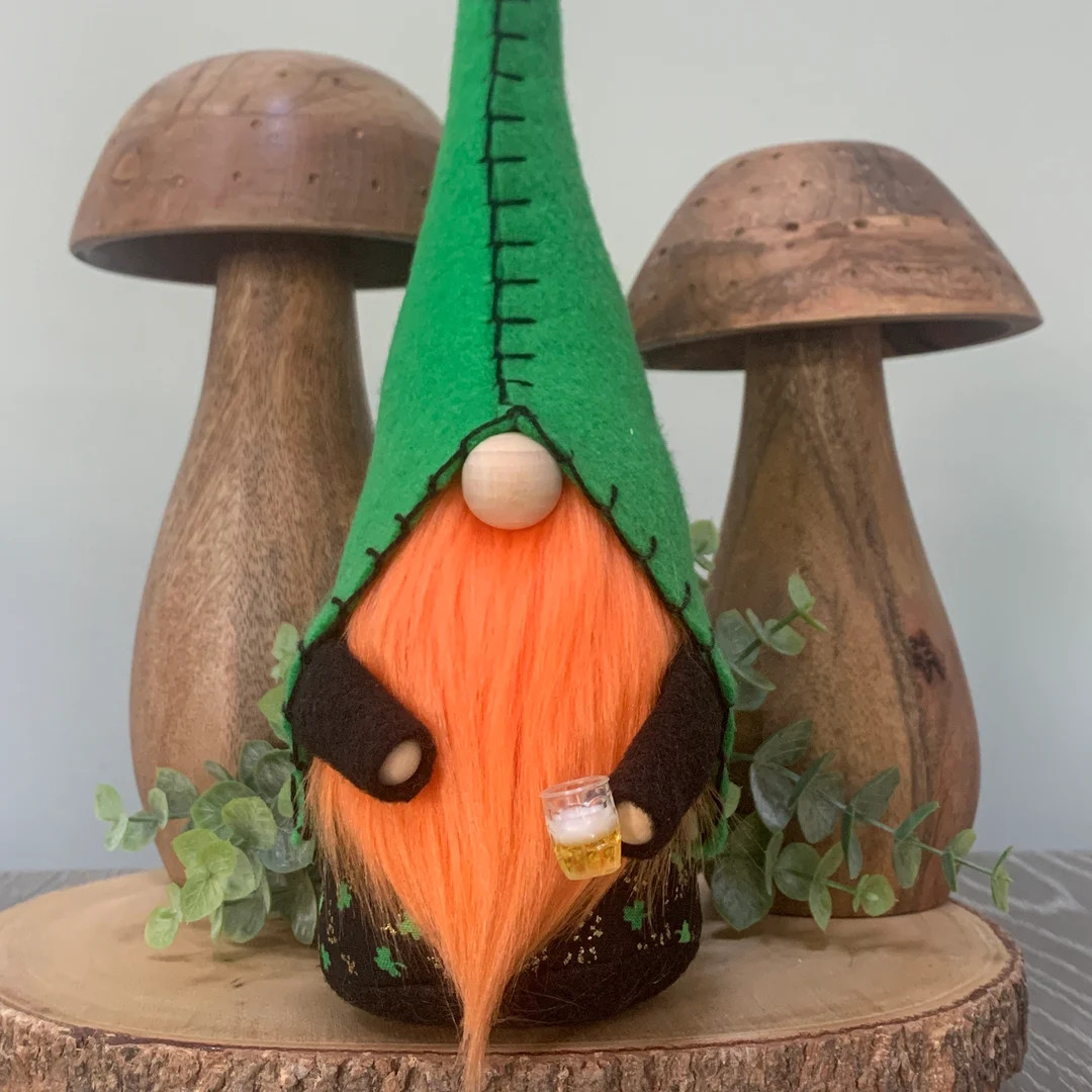 St Patrick Gnome/ Irish gnome | Etsy (US)