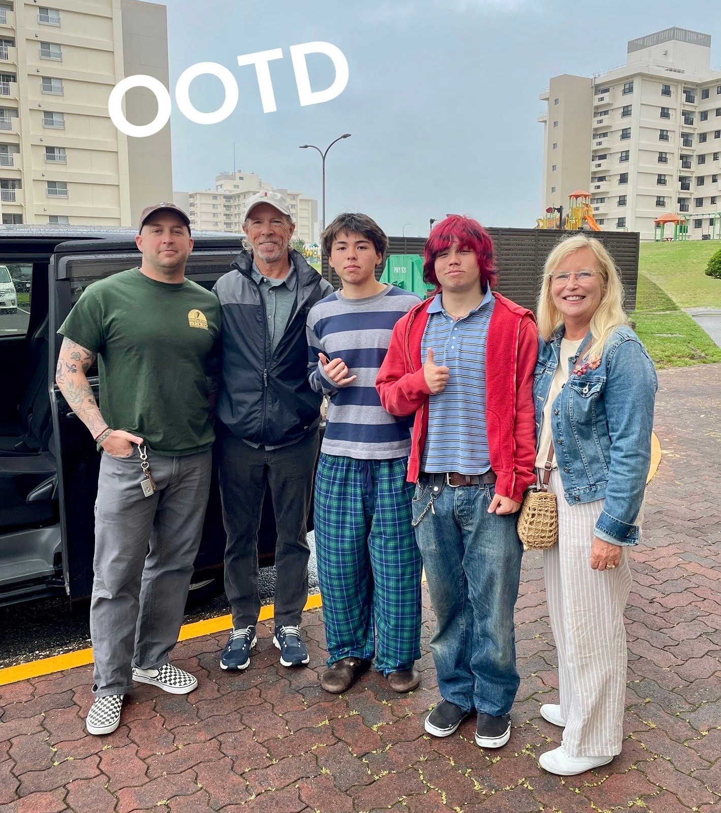 My favorite summer travel outfit with some of my favorite people! We are visiting our son and his family in Japan. The layers make it perfect for one and done dressing! Linen pants and a 3/4 sleeve lightweight sweater make it perfect for summer travel in conservative countries.

#LTKootd #LTKOver40 #LTKTravel