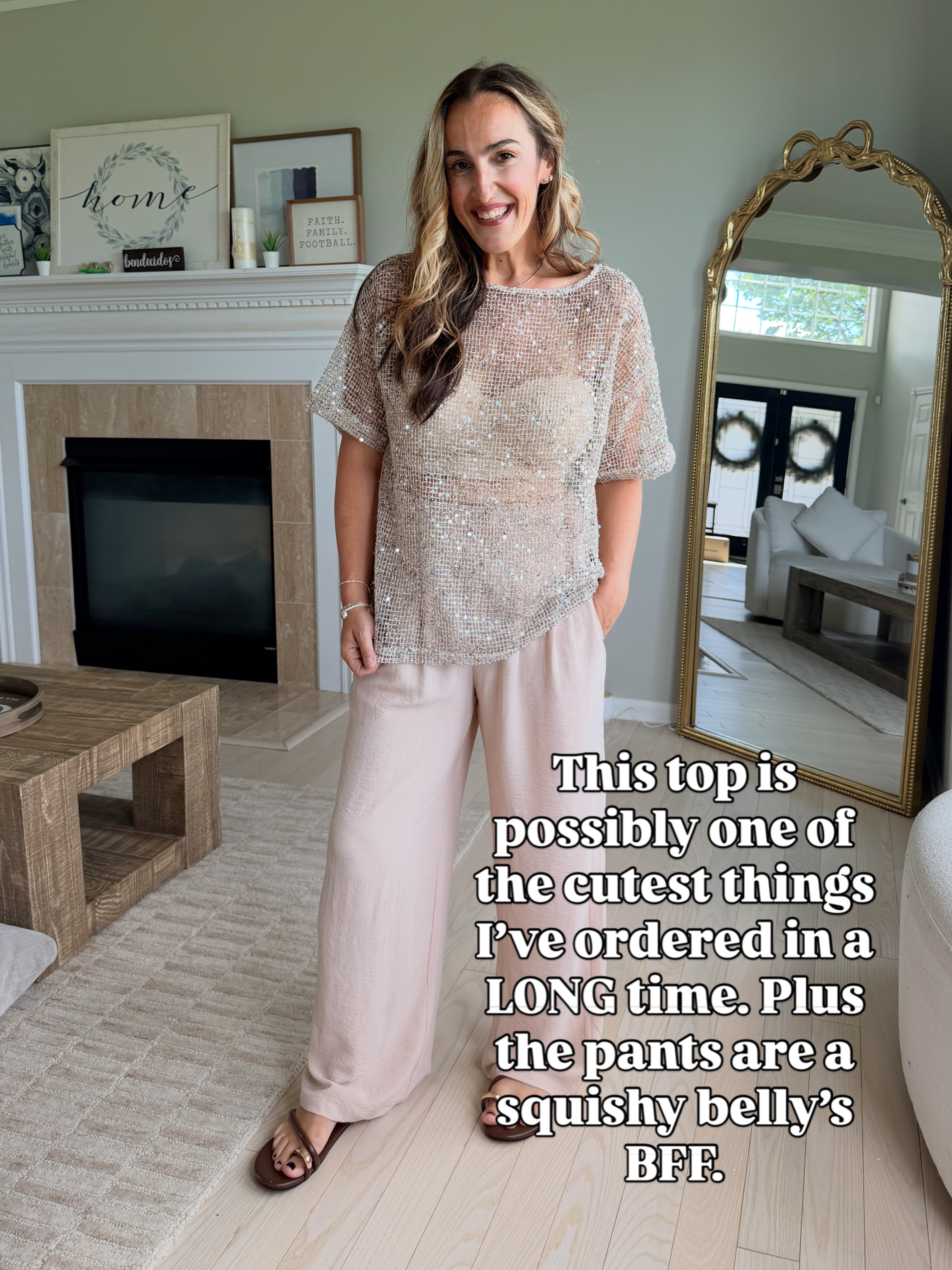Great outfit for a date night. Wearing a medium in all. #summeroutfit #cuteoutfit
 

 #LTKootd #LTKmomlife #LTKMidsize