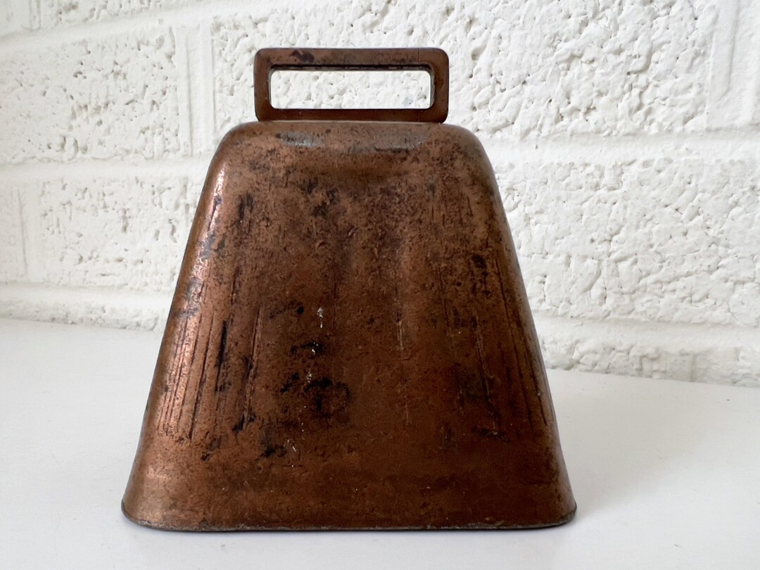 Vintage Copper Cow Bell | Etsy (US)