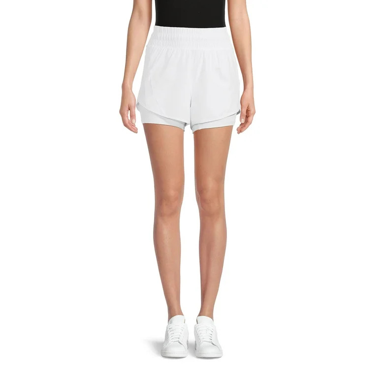 Avia Women's High Rise Running Shorts with Bike Liner | Walmart (US)