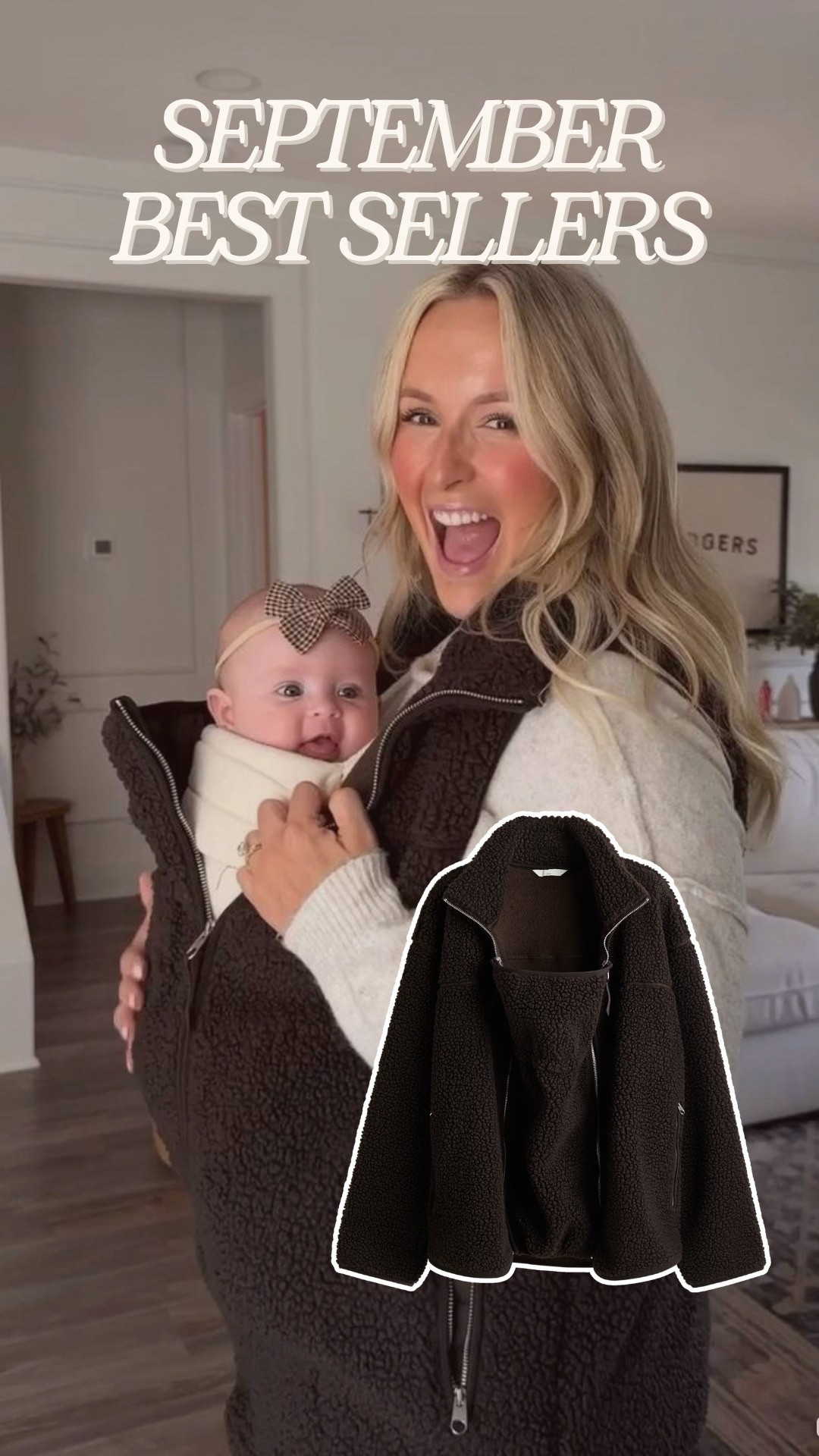 Fall must have for mamas! The perfect essential to stay warm while baby wearing! 

 #LTKFindsUnder100 #LTKStyleTip

#LTKBaby