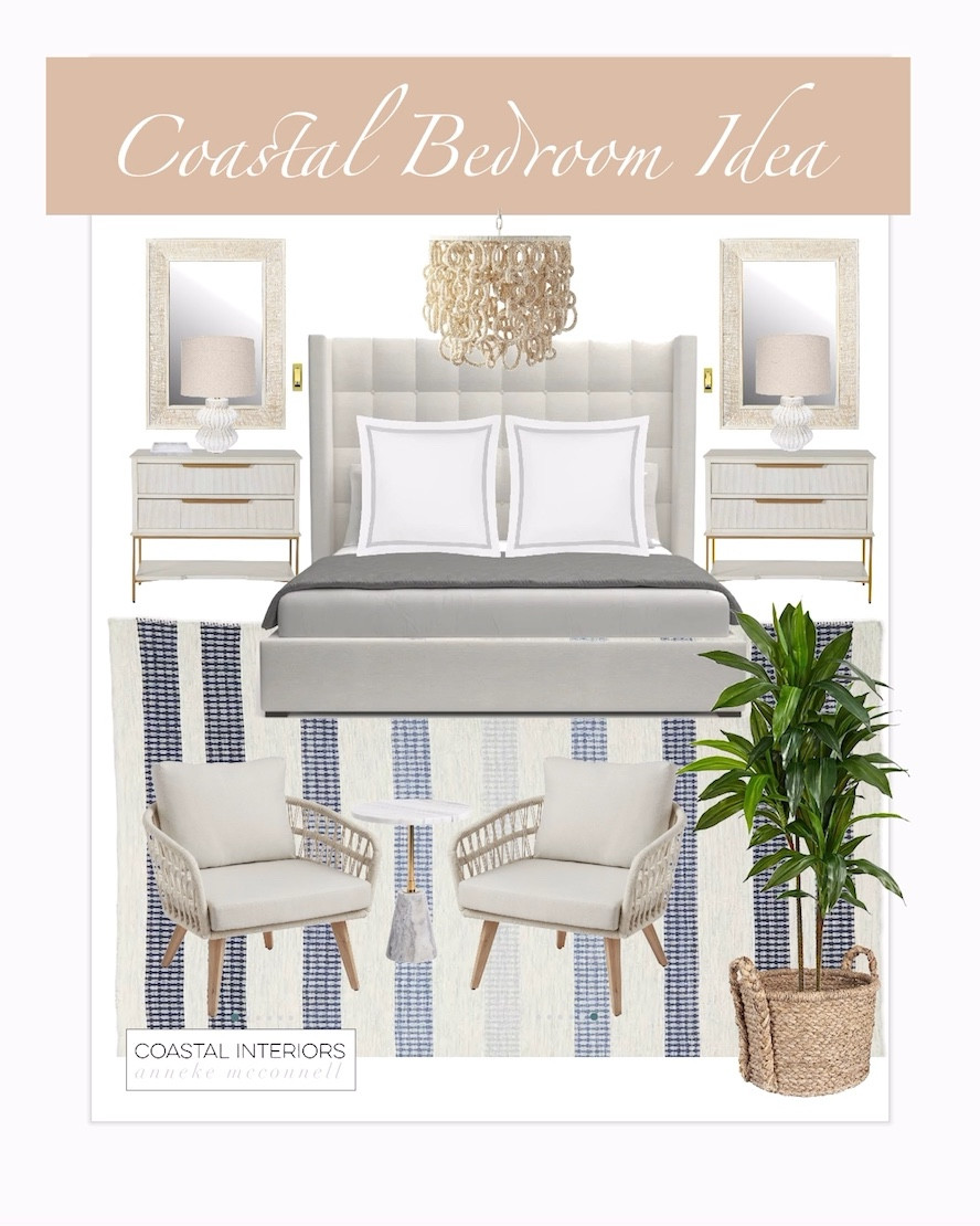 Coastal Luxe Bedroom Idea.

#LTKhome #LTKunder100