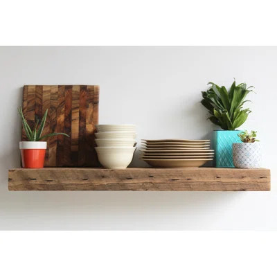 Bugbee Chunky Deep Floating Shelf Loon Peak Size: 3" H x 48"W x 11.5" D | Wayfair North America