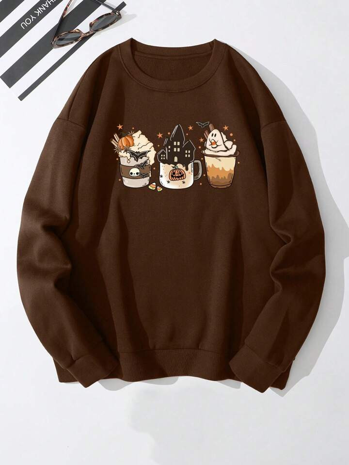 Men Cartoon Graphic Sweatshirt | SHEIN