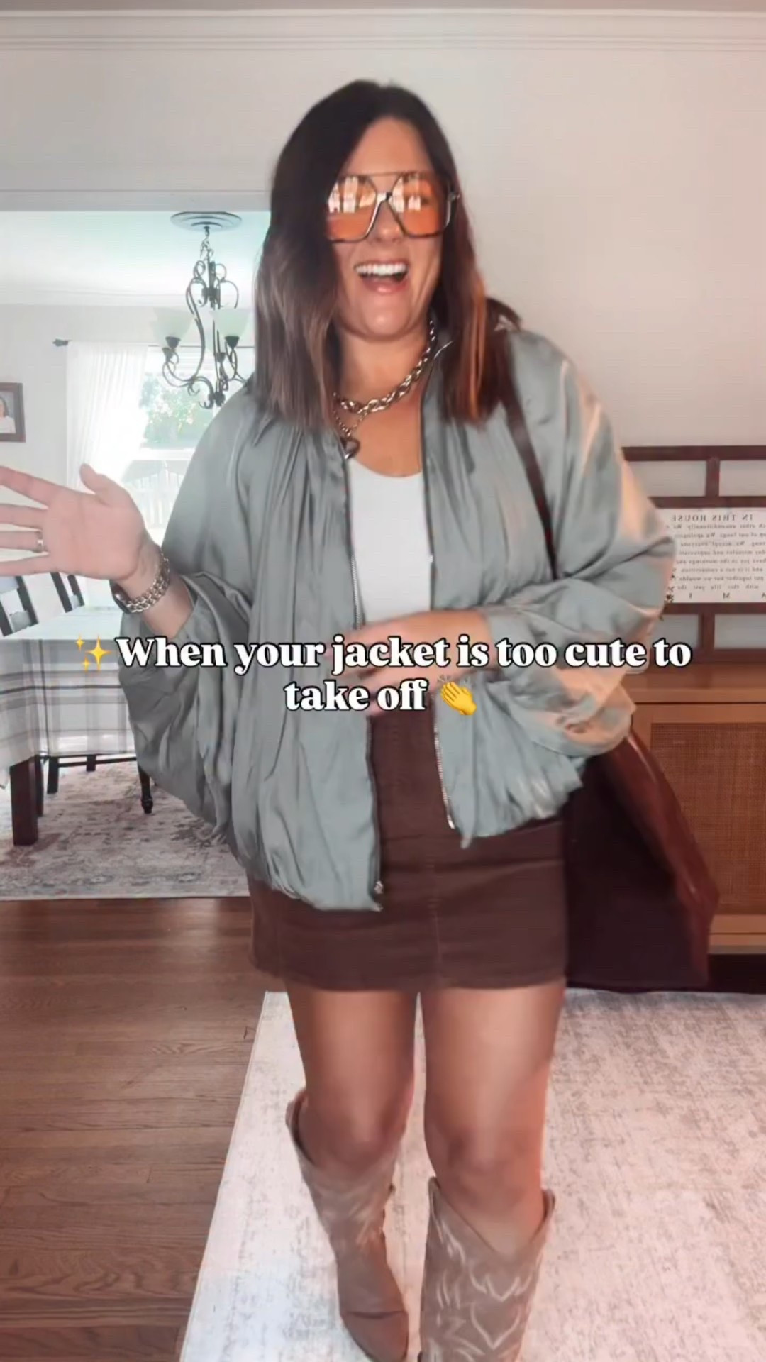 ✨Follow @leighbroadfield03 & comment LINK to shop!✨

This lightweight bubble bomber is one of the prettiest @amazon finds I’ve grabbed lately! It’s so flowy + chic it could totally double as a top. 😍 I’m obsessed with the green, but it comes in a few other colors too — and it’s only $36!! Perfect for layering or styling solo. 🙌

#amazonfinds #amazon #amazonfashion #affordablestyle #amazonmusthaves #amazonjacket