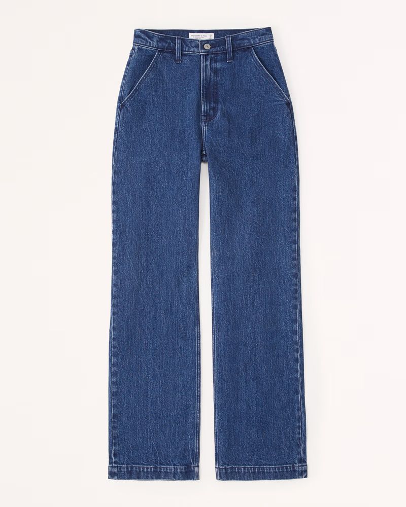 Women's Curve Love High Rise 90s Relaxed Jean | Women's Bottoms | Abercrombie.com | Abercrombie & Fitch (US)